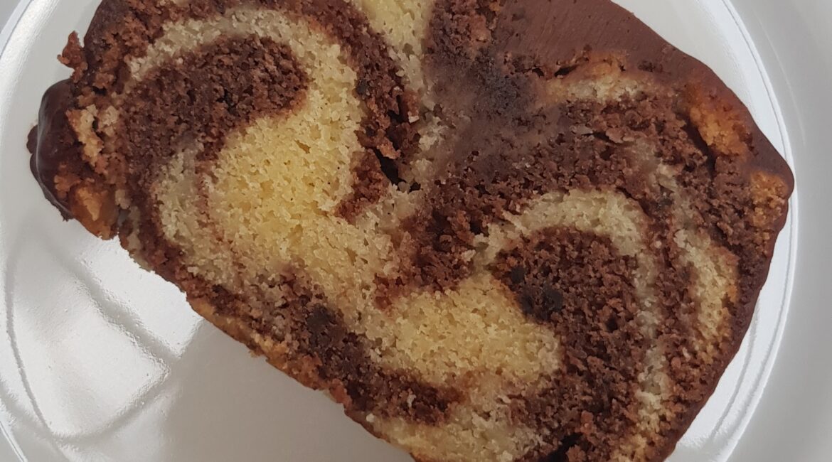 Cake marbré au chocolat
